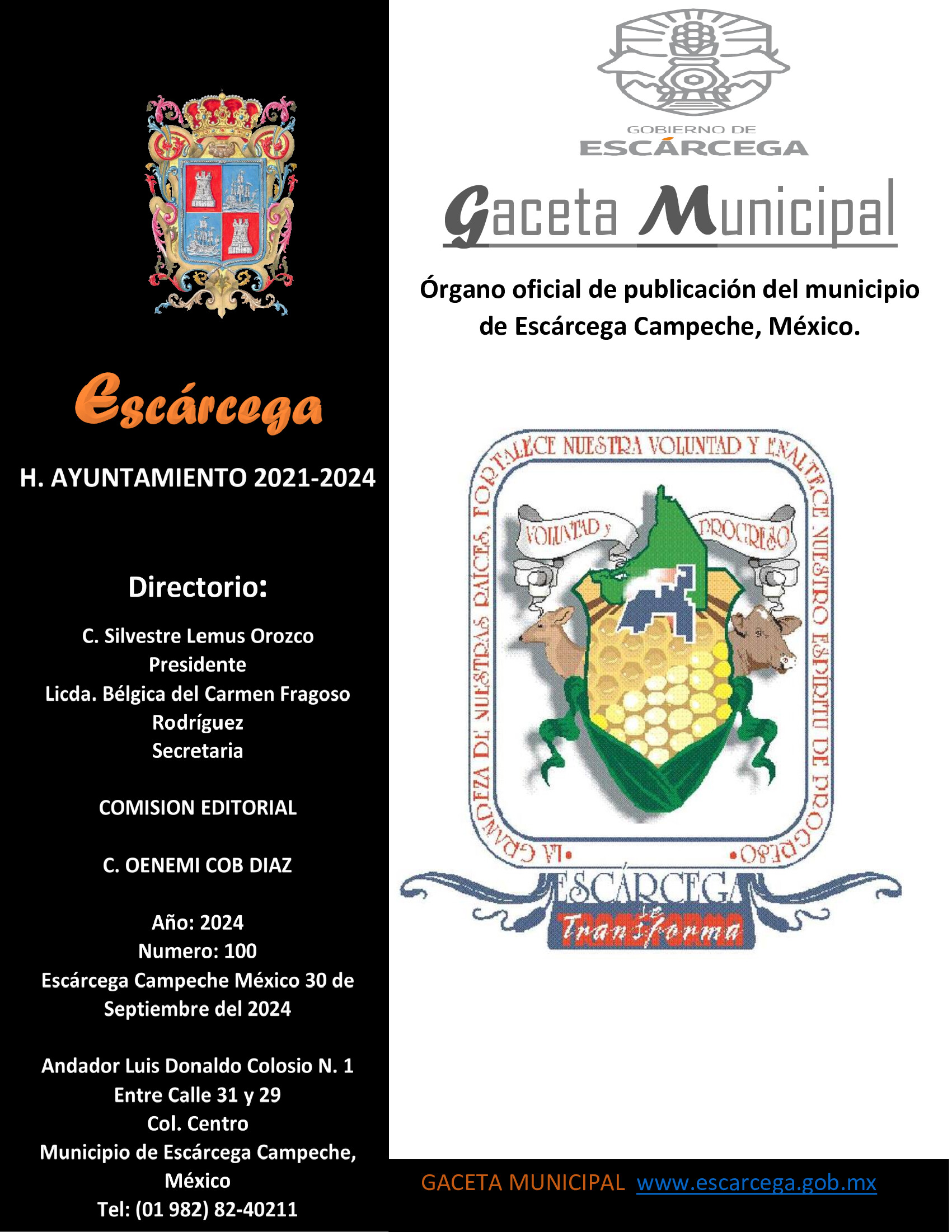 Gaceta  de <b class="text-primary">Septiembre</b>, 2024